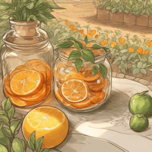 Laranja cristalizada